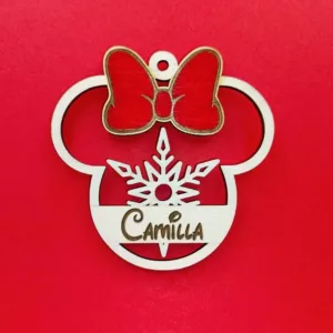 Decorazione di Natale Personalizzata - Topolina