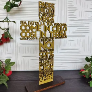 Croce Preghiera Padre Nostro