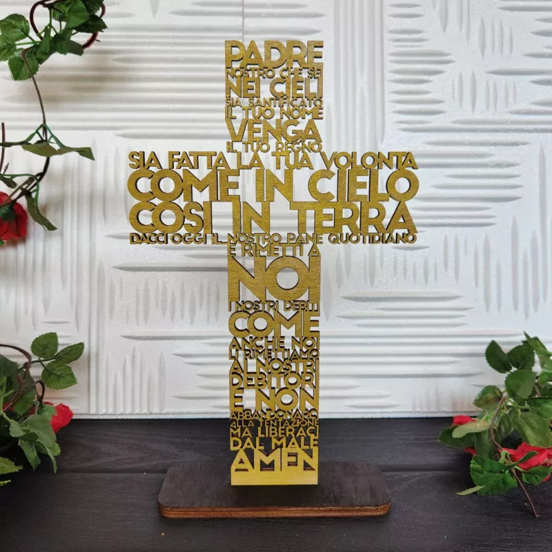 Croce Preghiera Padre Nostro - immagine 2