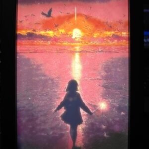 Litofania - Maghetta - 13x18cm - incorniciato - retroilluminato - USB - cavo usb-c incluso