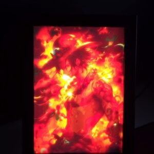 Litofania Ace OnePiece - 13x18cm - incorniciato - retroilluminato - USB - cavo usb-c incluso