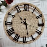 Orologio da parete decorato con numeri romani in rilievo | 30cm - 12" | Wall-clock