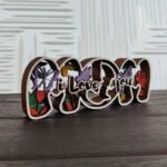 Scritta MOM i love you in 3D per la Festa della Mamma