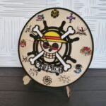Orologio One Piece con Jolly Rogers | 30cm diametro | 12"Clock | Personaggi Anime