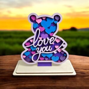 Orsetto i Love You- 17x18 - Ideale per San Valentino