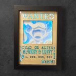 Lightbox OnePiece - Monkey D. Luffy Gear 5 - WANTED - 13x18cm - incorniciato - USB - RGB