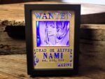 Lightbox OnePiece - Nami - WANTED - 13x18cm - incorniciato - USB - RGB