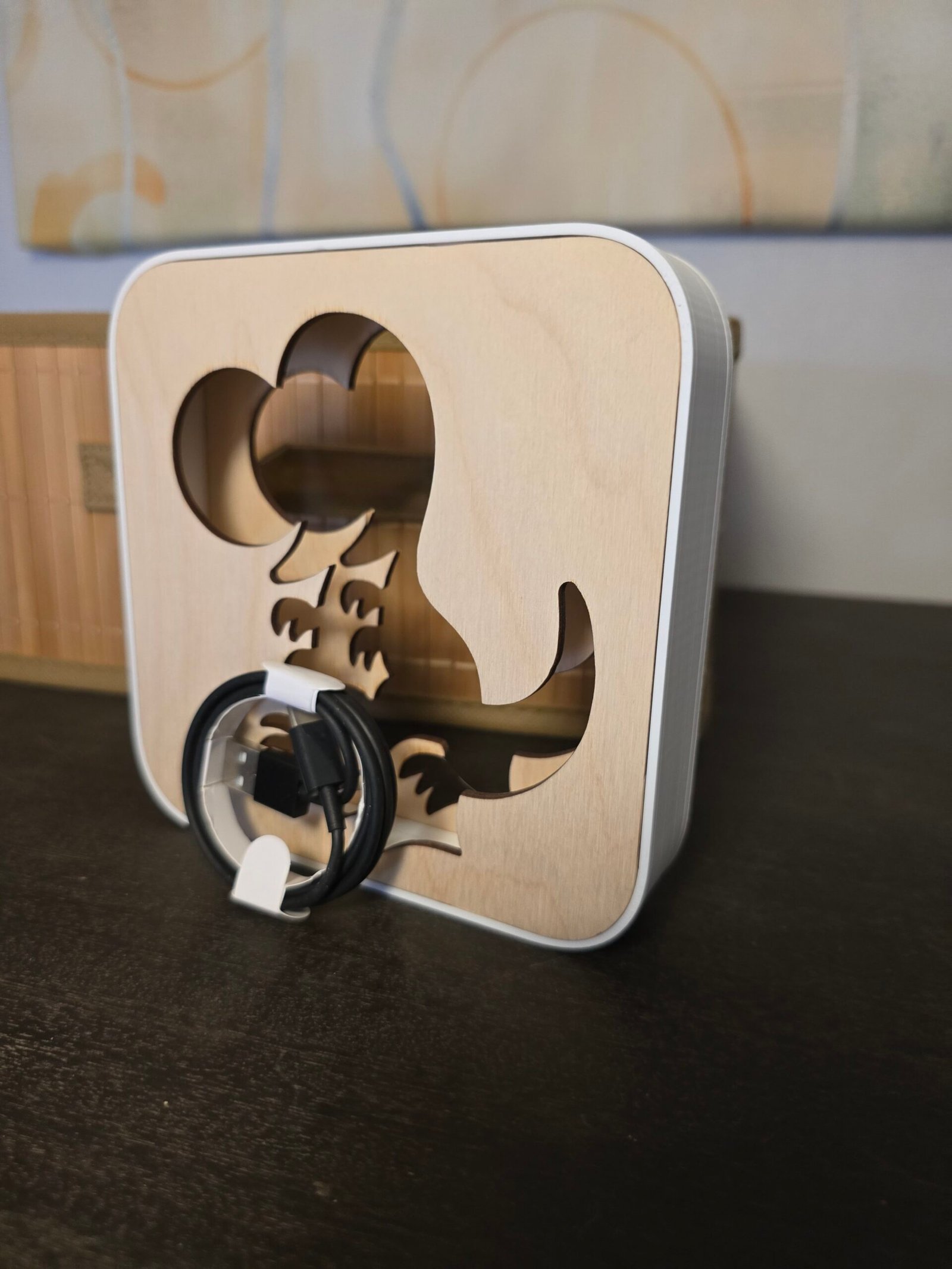 Lampada da Comodino Dinosauro – Stampa 3D & Incisione Laser | USB | Luce Notturna per Bambini - immagine 4