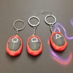 Portachiavi Squid Game – Maschere con Simboli Geometrici | Stampa 3D