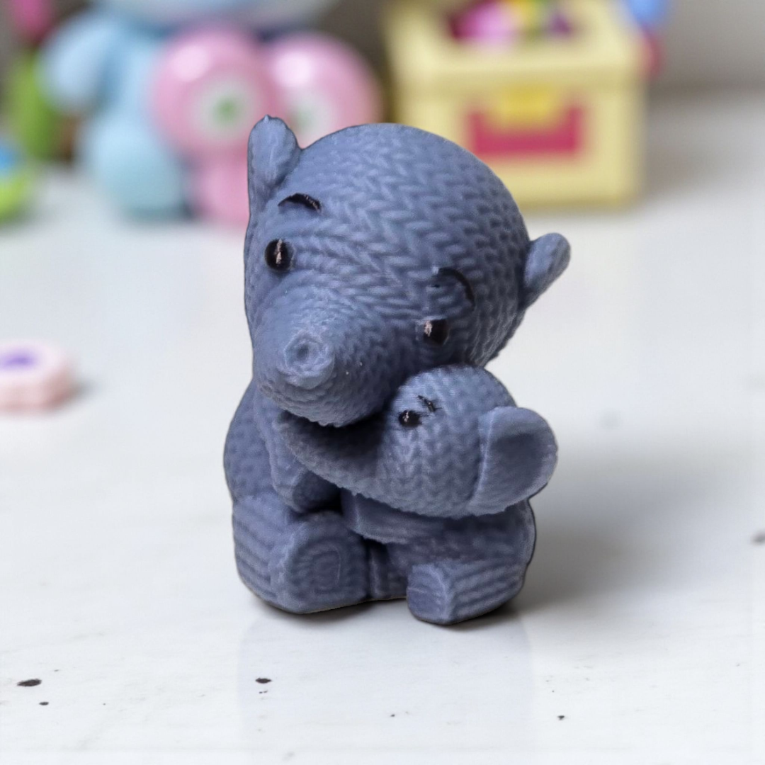 Elefantino con Cuore – Stampa 3D | Idea Regalo Romantica | Singolo o Set da 3 - immagine 4