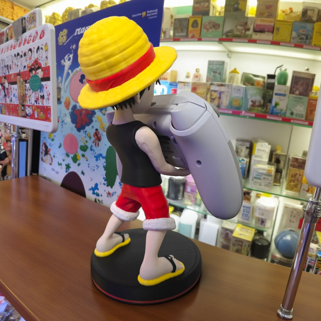 Supporto Gamepad/Telefono Monkey D. Luffy – Stampa 3D | Accessorio da Scrivania per Gamer e Fan di One Piece - immagine 3