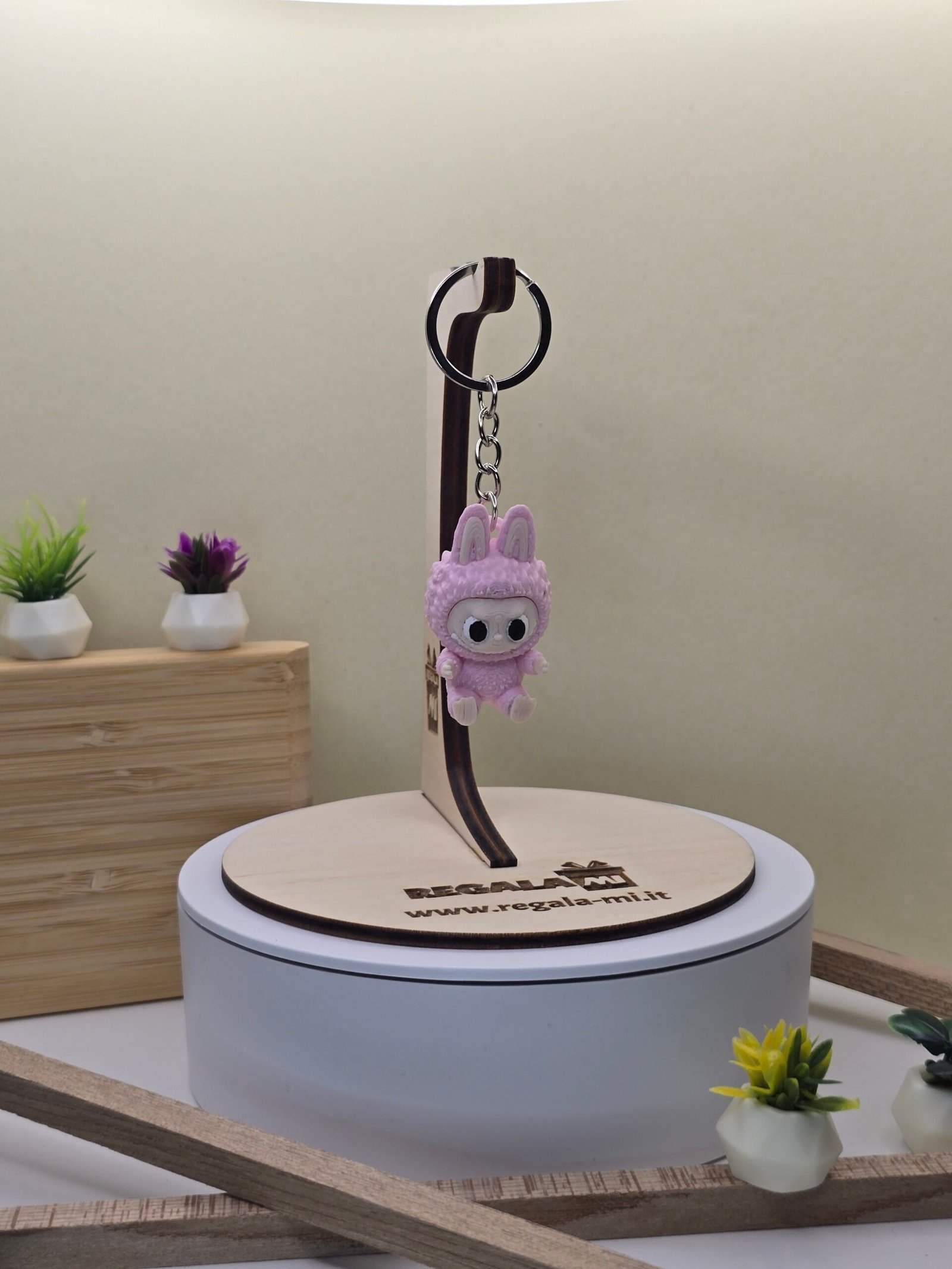 Portachiavi Labubu – Stampa 3D | Design Iconico | Disponibile in Vari Colori - immagine 3