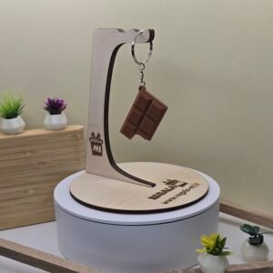 Portachiavi Tavoletta di Cioccolato – Stampa 3D | Design Goloso | Accessorio Divertente
