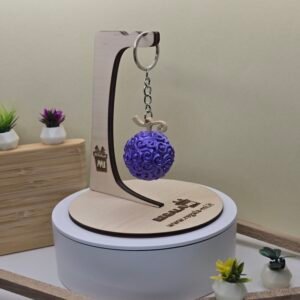 Portachiavi Frutto Gum Gum – Ispirato a One Piece | Design Anime | Accessorio da Collezione