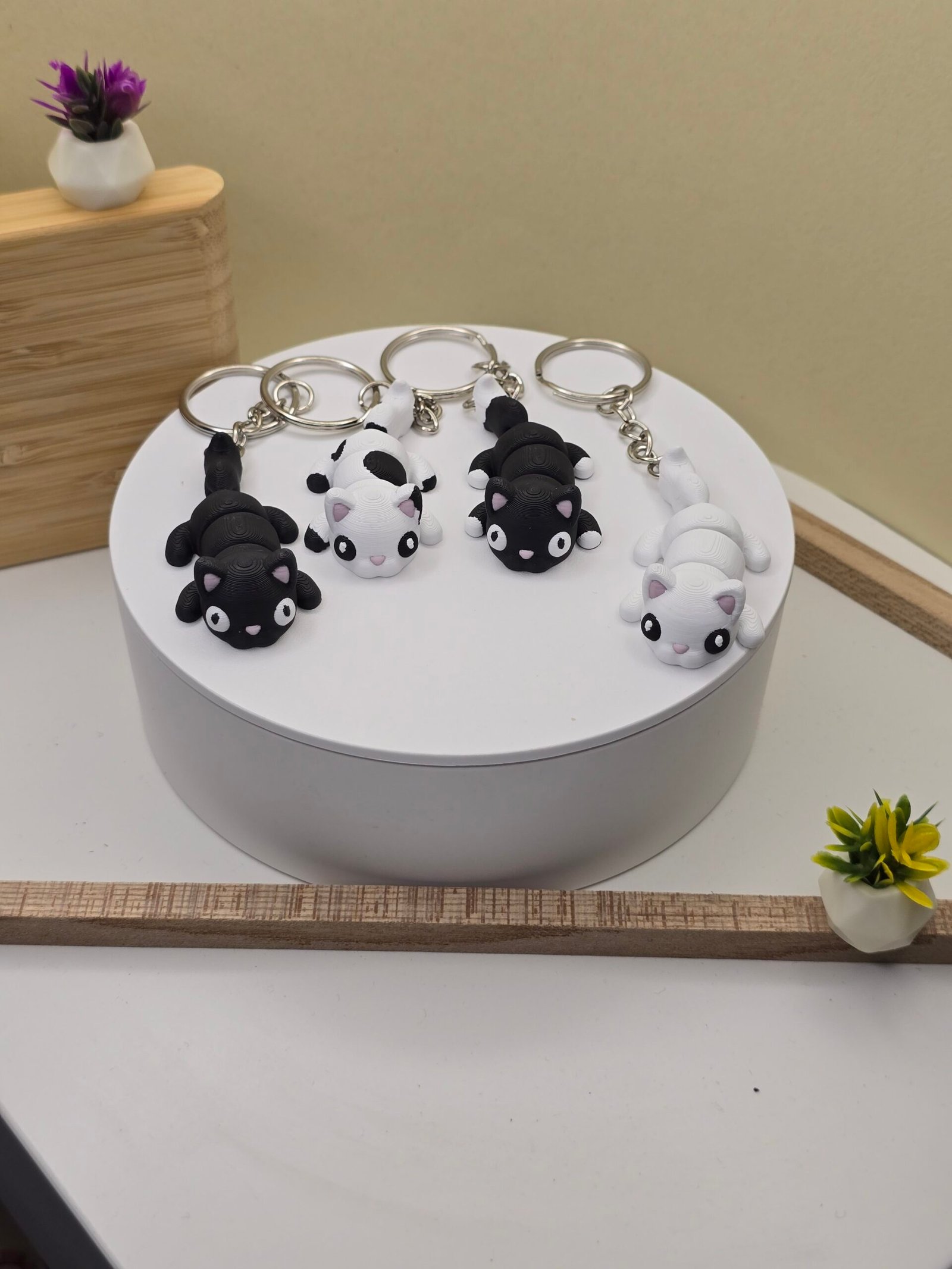 Portachiavi Gatto – Stampa 3D | Design Simpatico | Accessorio per Amanti dei Felini - immagine 6