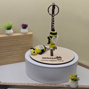 Portachiavi Ape Articolata – Stampa 3D | Design Simpatico e Flessibile | Accessorio Decorativo