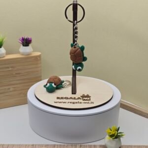 Portachiavi Tartaruga – Stampa 3D | Design Simpatico | Accessorio Decorativo