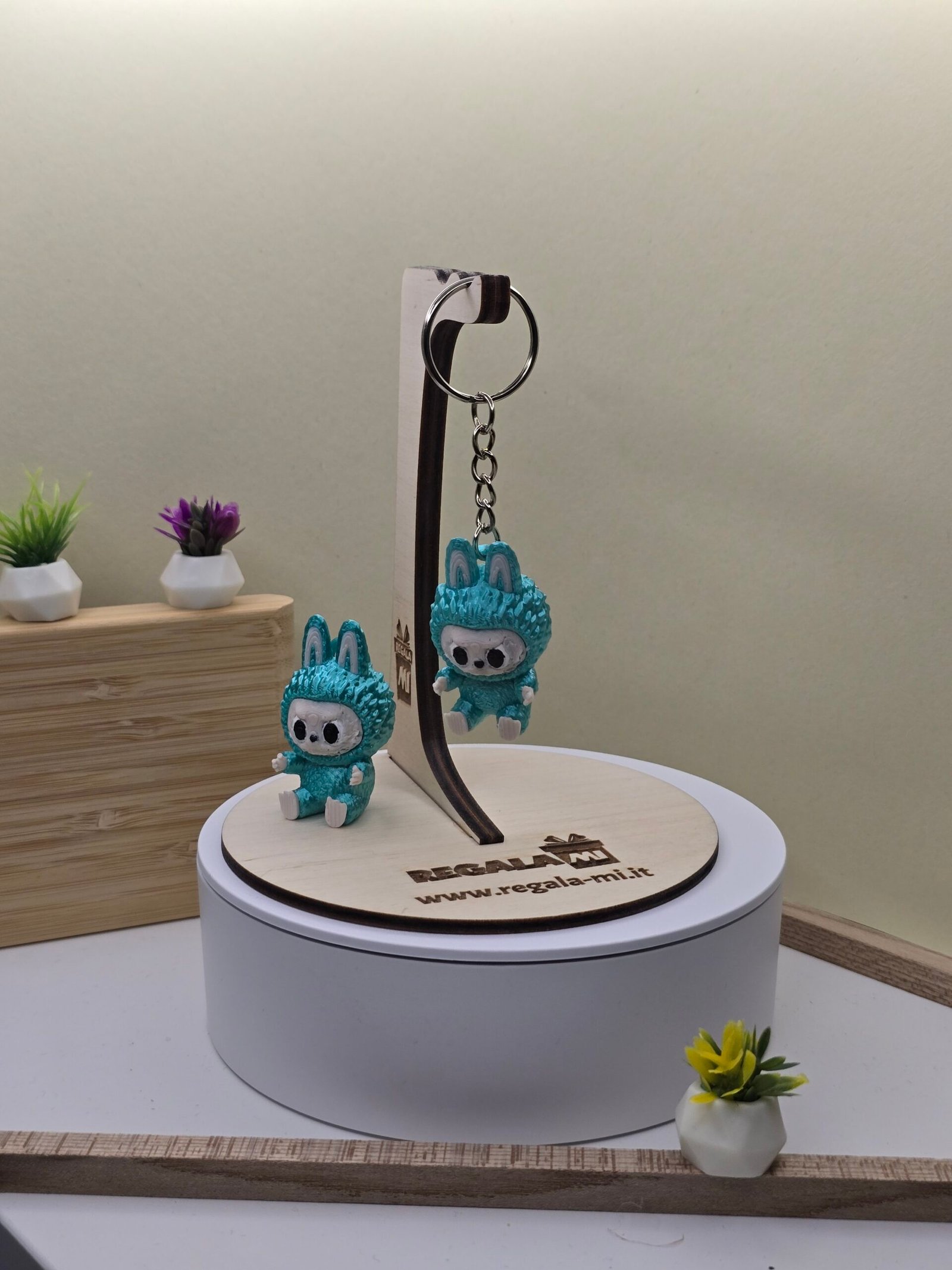 Portachiavi Labubu – Stampa 3D | Design Iconico | Disponibile in Vari Colori - immagine 2