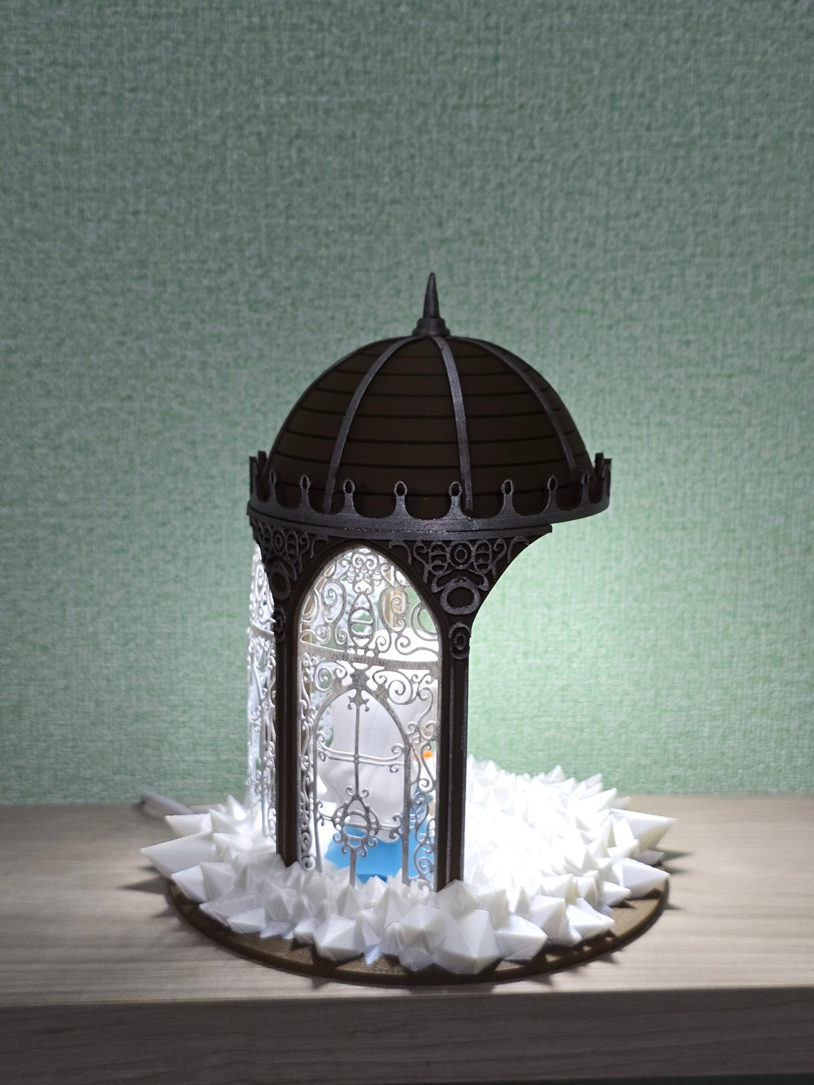Diorama Frozen – Elsa & Olaf | Scenografia con LED USB | Magia da Collezione - immagine 4