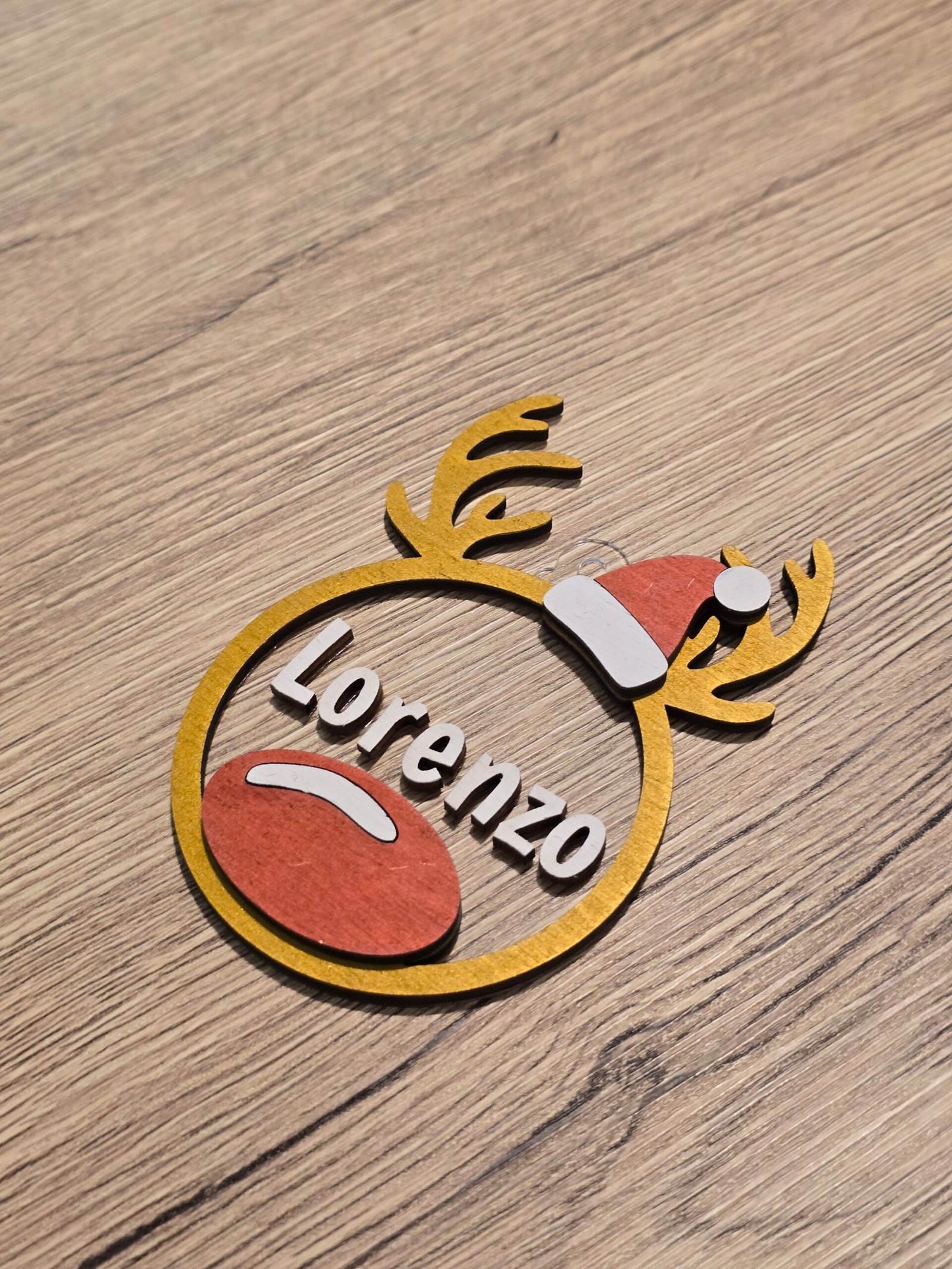 Renna Natalizia Personalizzata con Nome - immagine 2