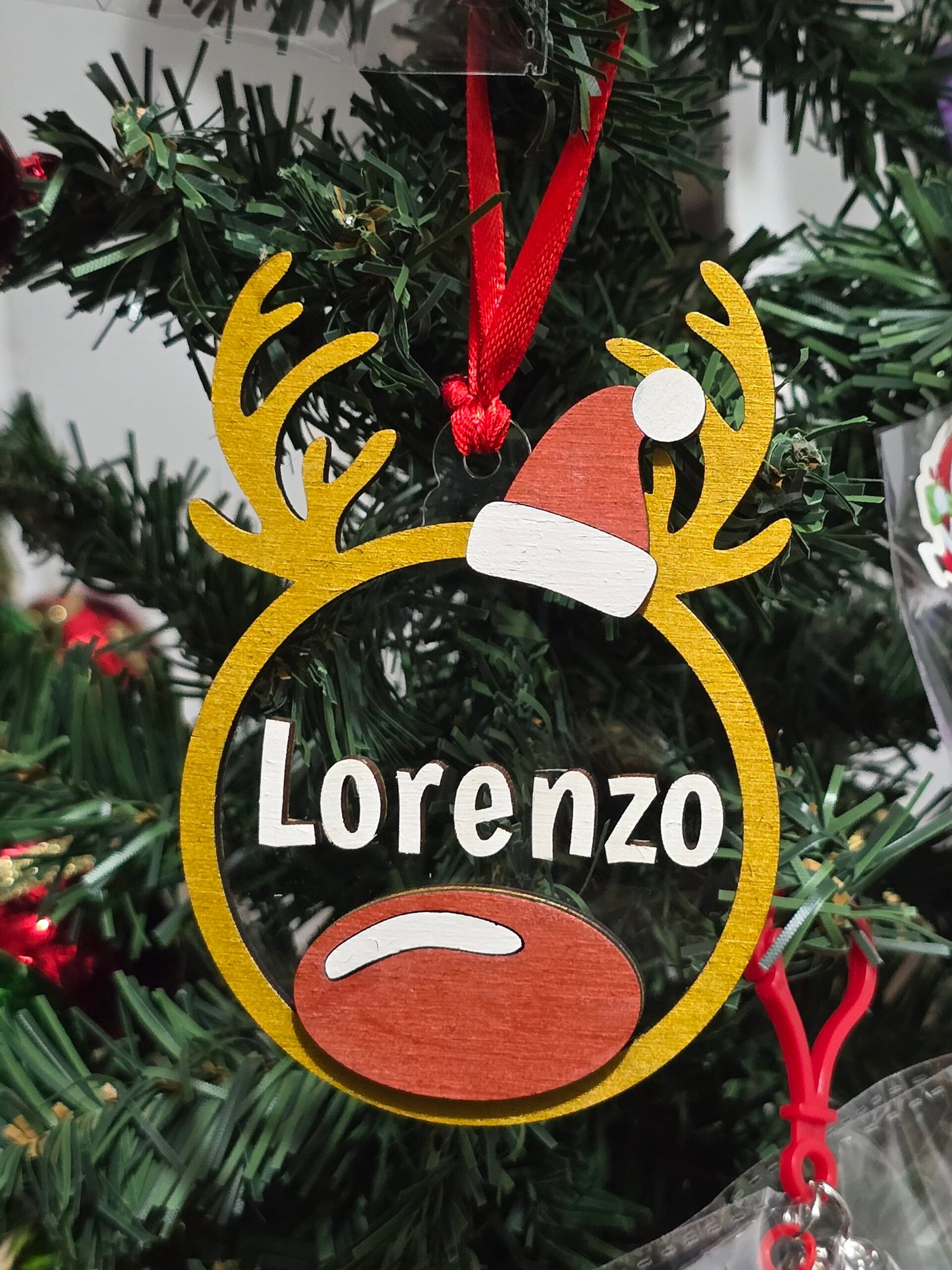 Renna Natalizia Personalizzata con Nome